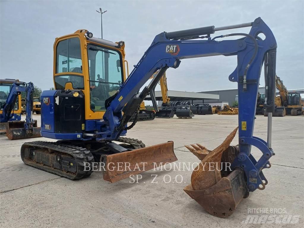 CAT 303 CR Kāpurķēžu ekskavatori