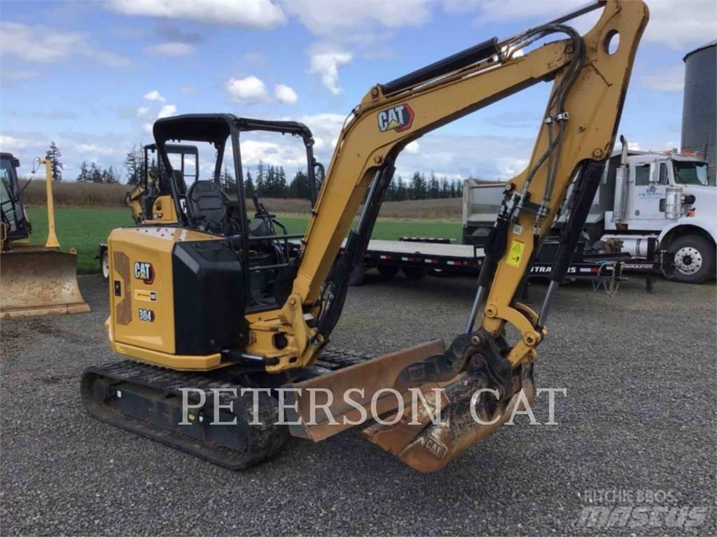 CAT 304 Kāpurķēžu ekskavatori