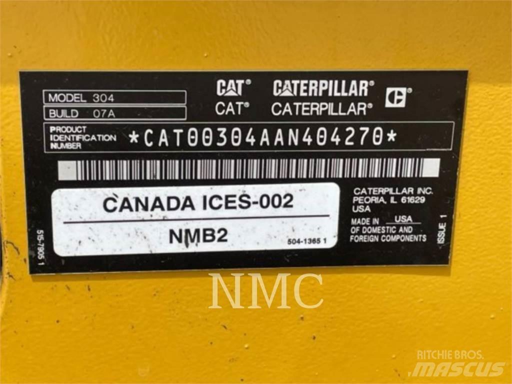 CAT 304-07 Kāpurķēžu ekskavatori