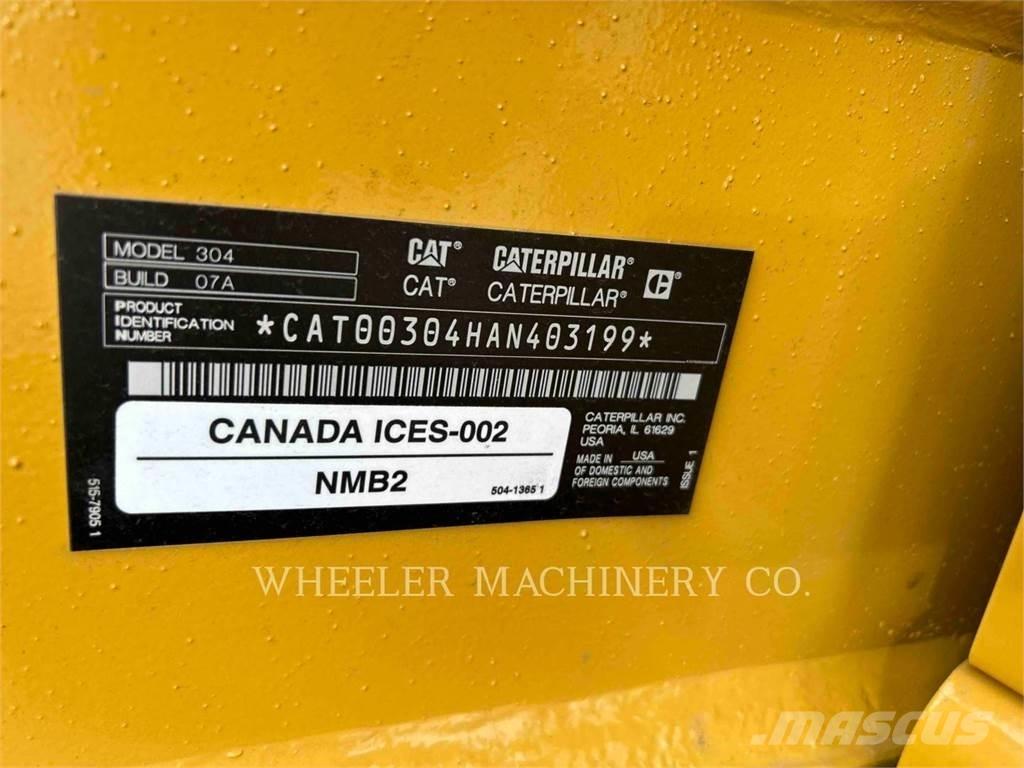 CAT 304 C3 THA Kāpurķēžu ekskavatori