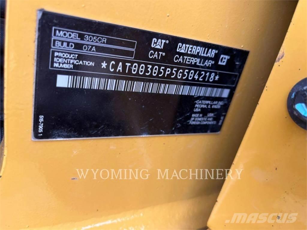 CAT 305 Kāpurķēžu ekskavatori