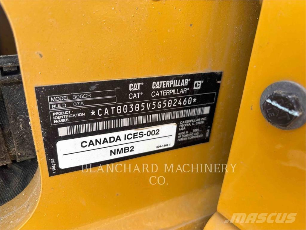 CAT 305 Kāpurķēžu ekskavatori