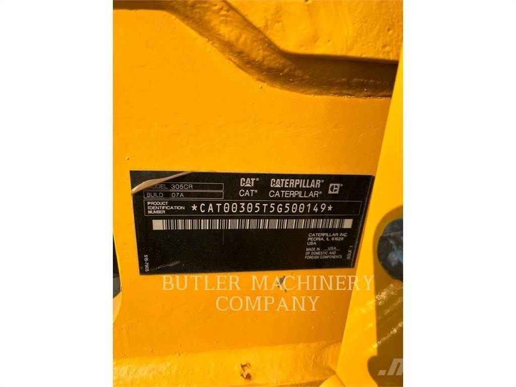 CAT 305-07A Kāpurķēžu ekskavatori