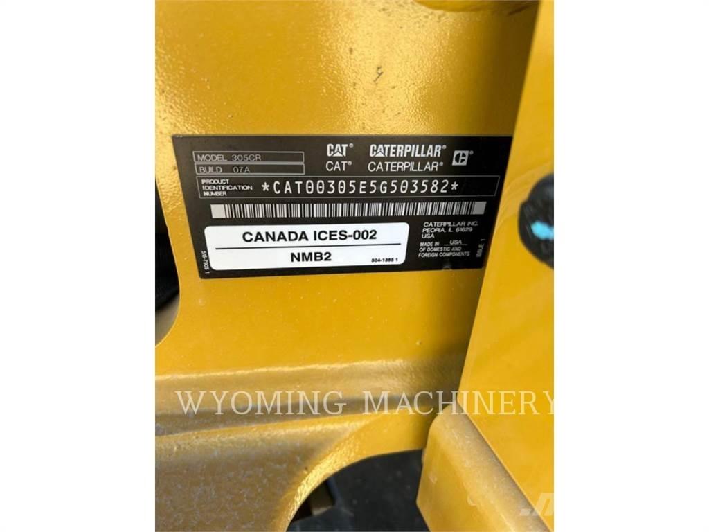 CAT 305-07CR Kāpurķēžu ekskavatori