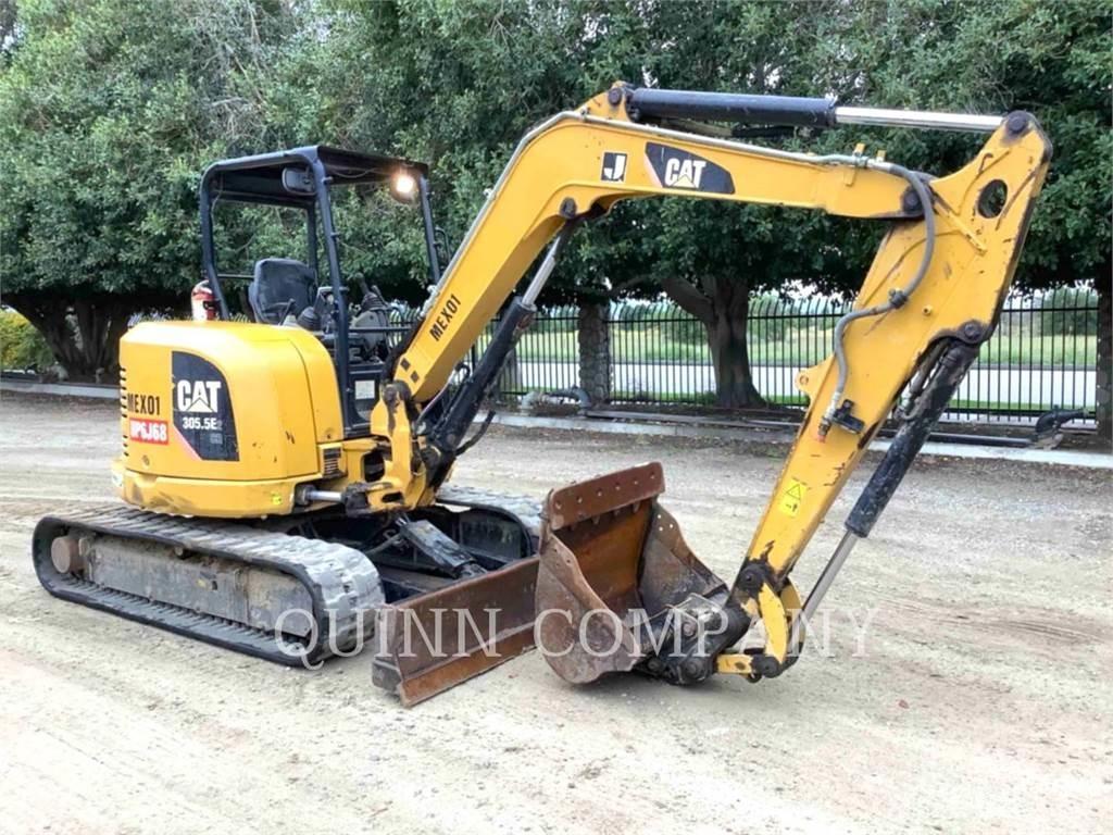 CAT 305.5E2 Kāpurķēžu ekskavatori