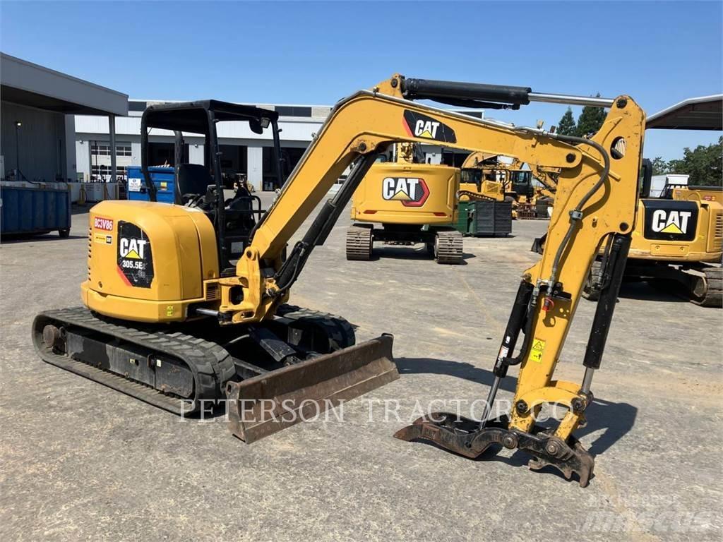 CAT 305.5E2 Kāpurķēžu ekskavatori