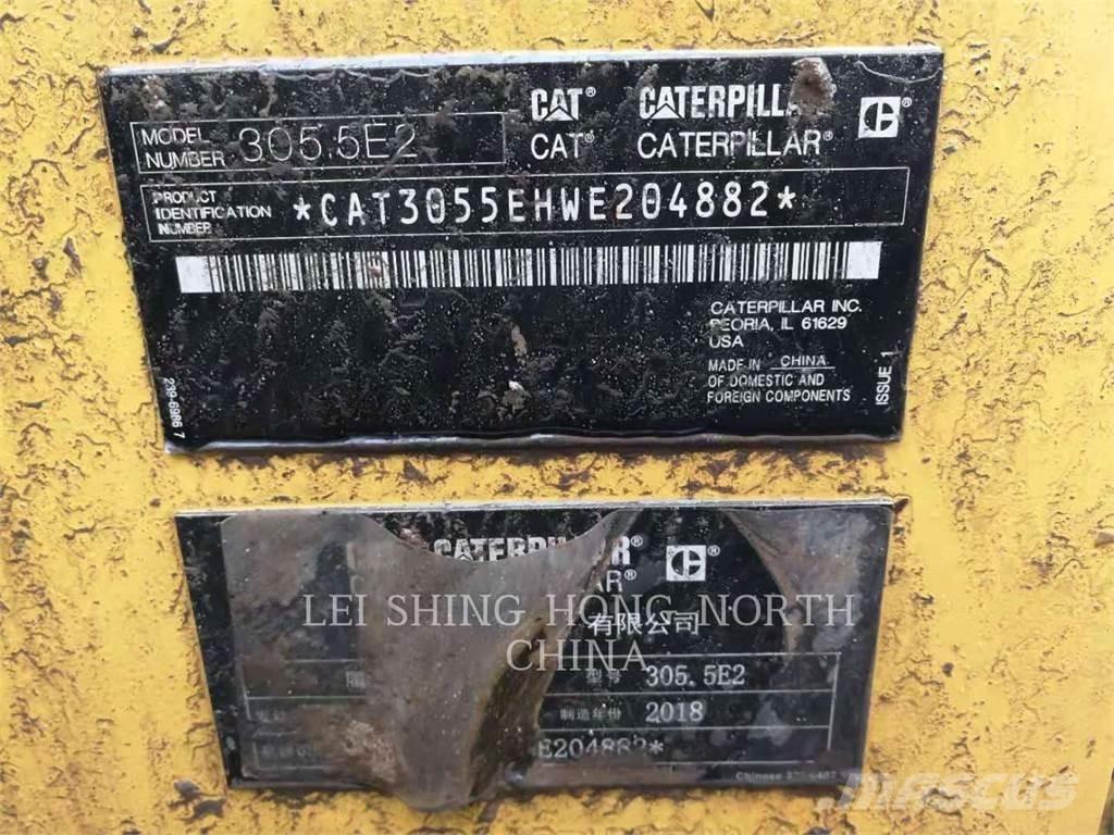 CAT 305.5E2 Kāpurķēžu ekskavatori
