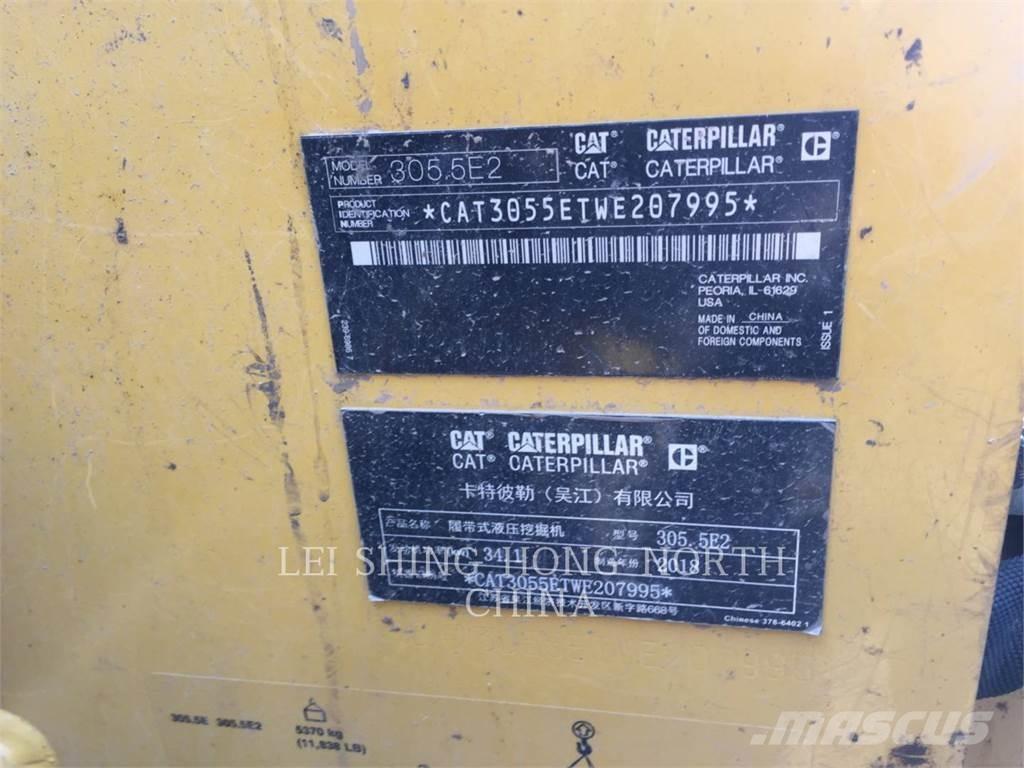 CAT 305.5E2 Kāpurķēžu ekskavatori