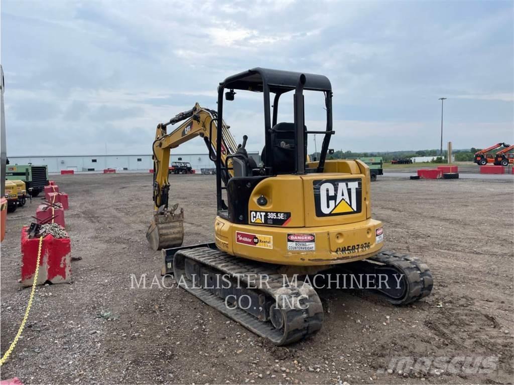 CAT 305.5E2CR Kāpurķēžu ekskavatori