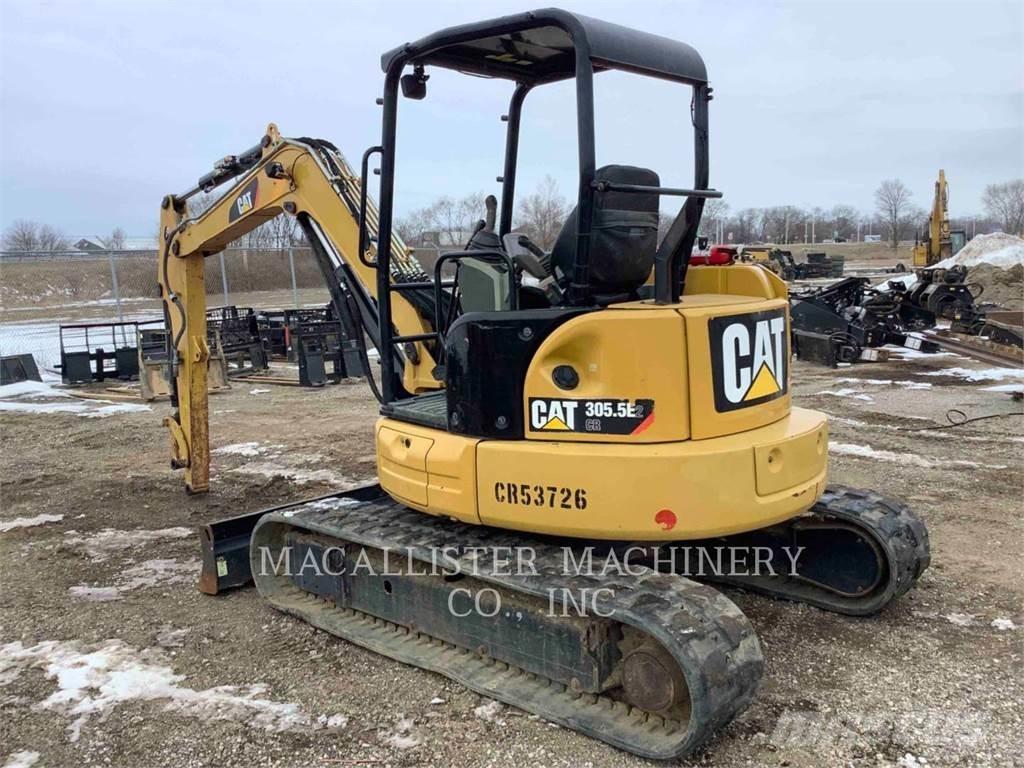 CAT 305.5E2CR Kāpurķēžu ekskavatori