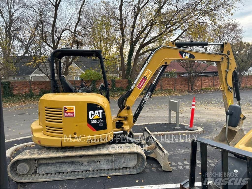 CAT 305.5E2CR Kāpurķēžu ekskavatori