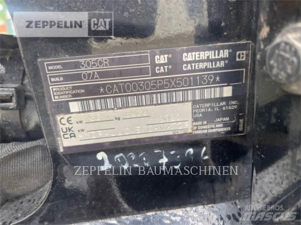 CAT 305CR-07A Kāpurķēžu ekskavatori