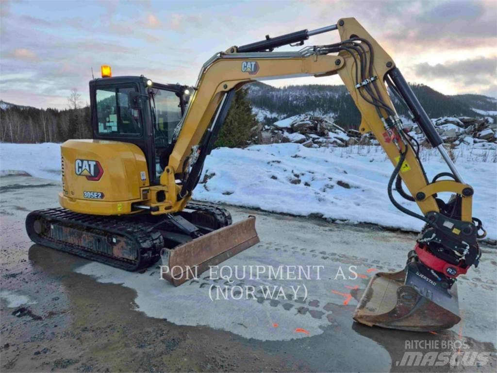 CAT 305E2CR Kāpurķēžu ekskavatori