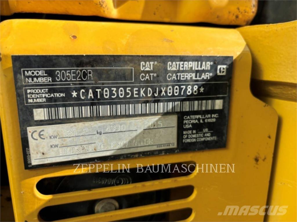 CAT 305ECR Kāpurķēžu ekskavatori