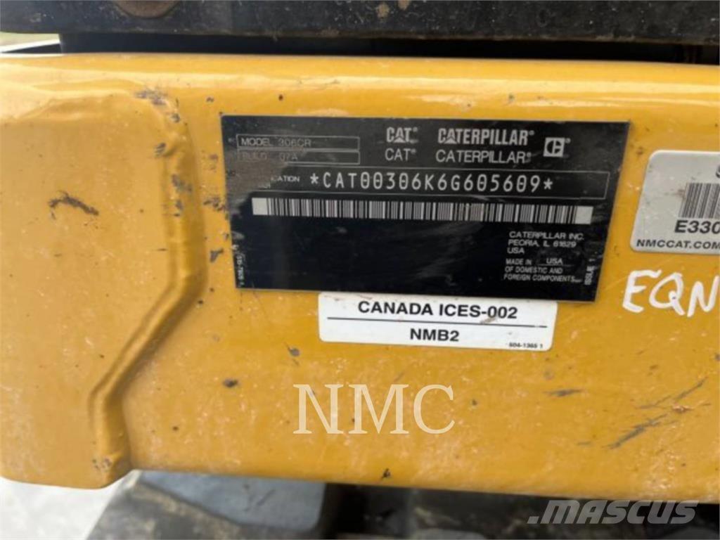 CAT 306 Kāpurķēžu ekskavatori