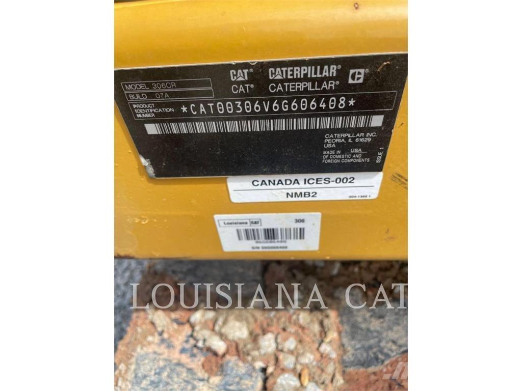 CAT 306 Kāpurķēžu ekskavatori