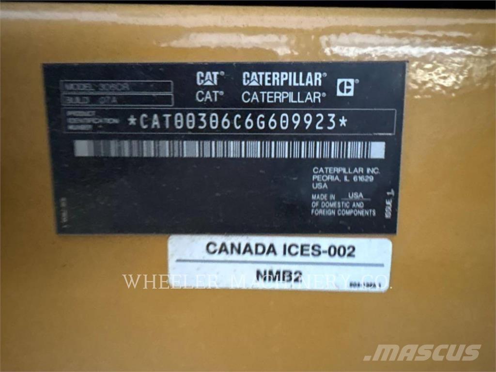 CAT 306 C3 THQ Kāpurķēžu ekskavatori