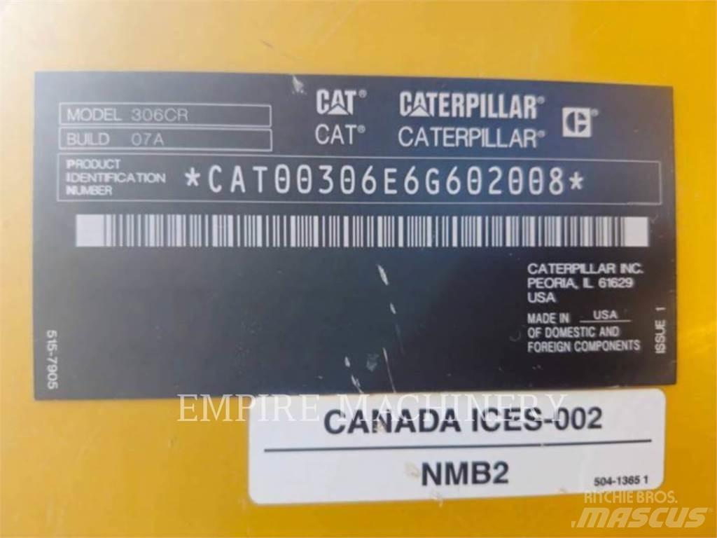 CAT 306 CR Kāpurķēžu ekskavatori