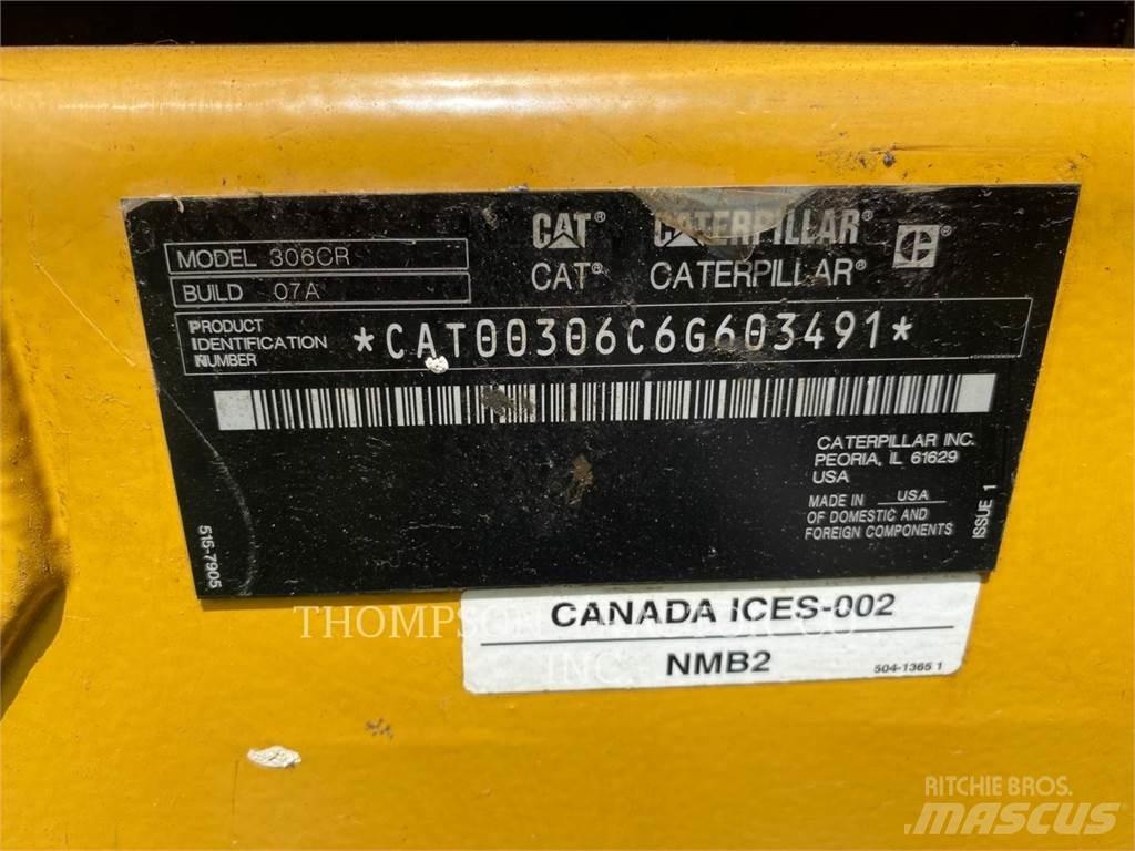 CAT 306CR Kāpurķēžu ekskavatori