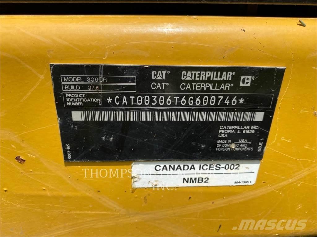 CAT 306CR Kāpurķēžu ekskavatori