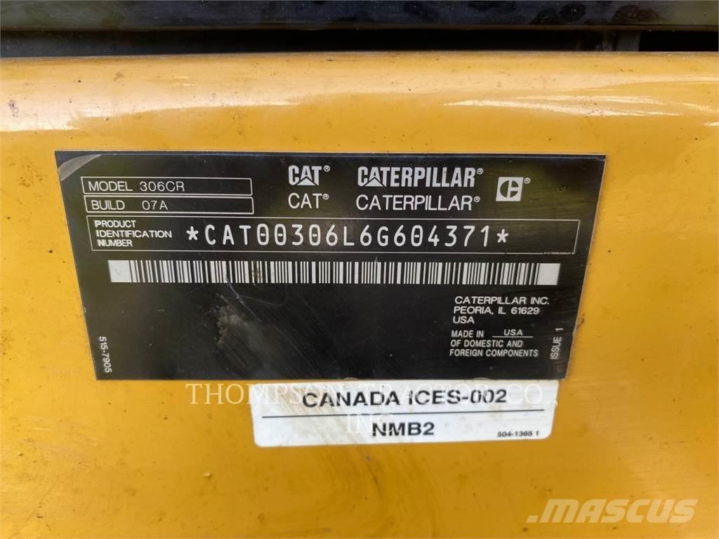 CAT 306CR Kāpurķēžu ekskavatori