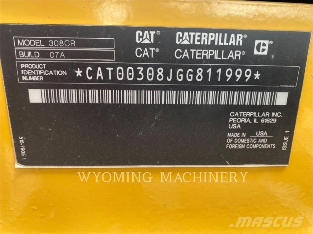 CAT 308 Kāpurķēžu ekskavatori