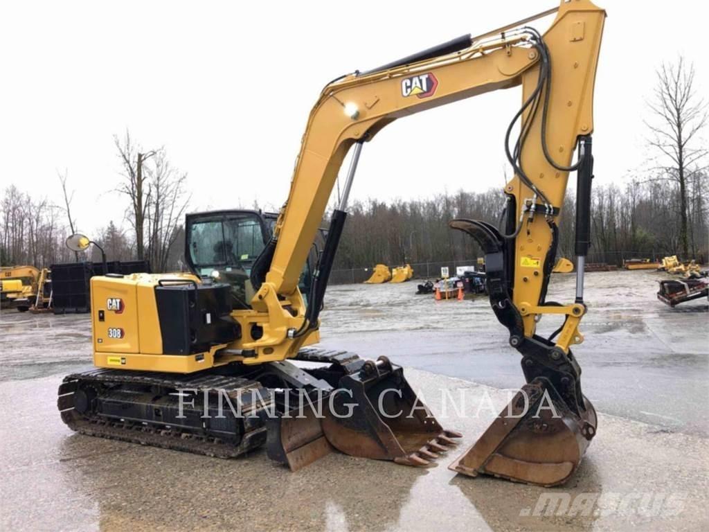 CAT 308-07 Kāpurķēžu ekskavatori