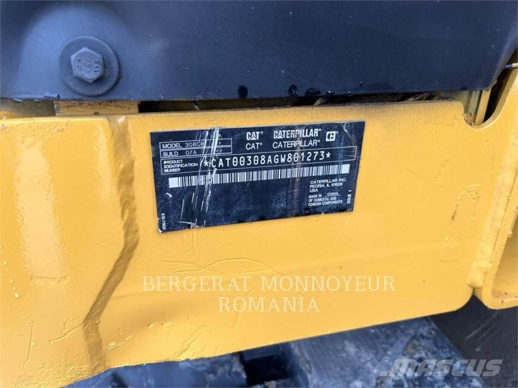 CAT 308-07CR Kāpurķēžu ekskavatori