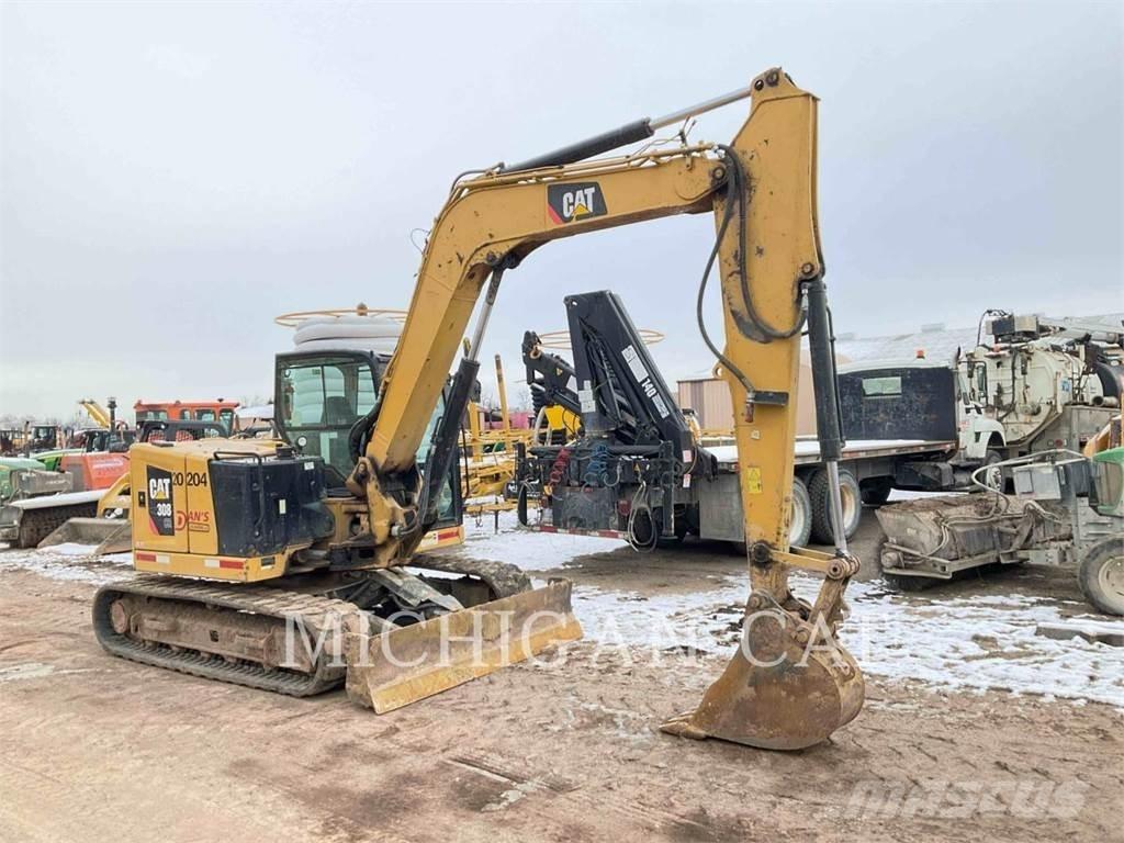 CAT 308 A+ Kāpurķēžu ekskavatori
