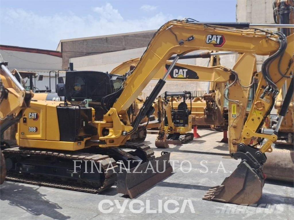 CAT 308 CR Kāpurķēžu ekskavatori