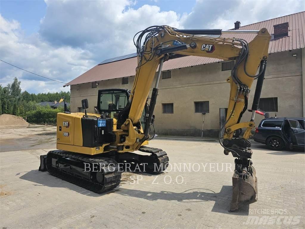 CAT 308CR Kāpurķēžu ekskavatori