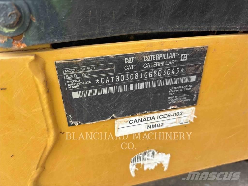 CAT 308CR Kāpurķēžu ekskavatori