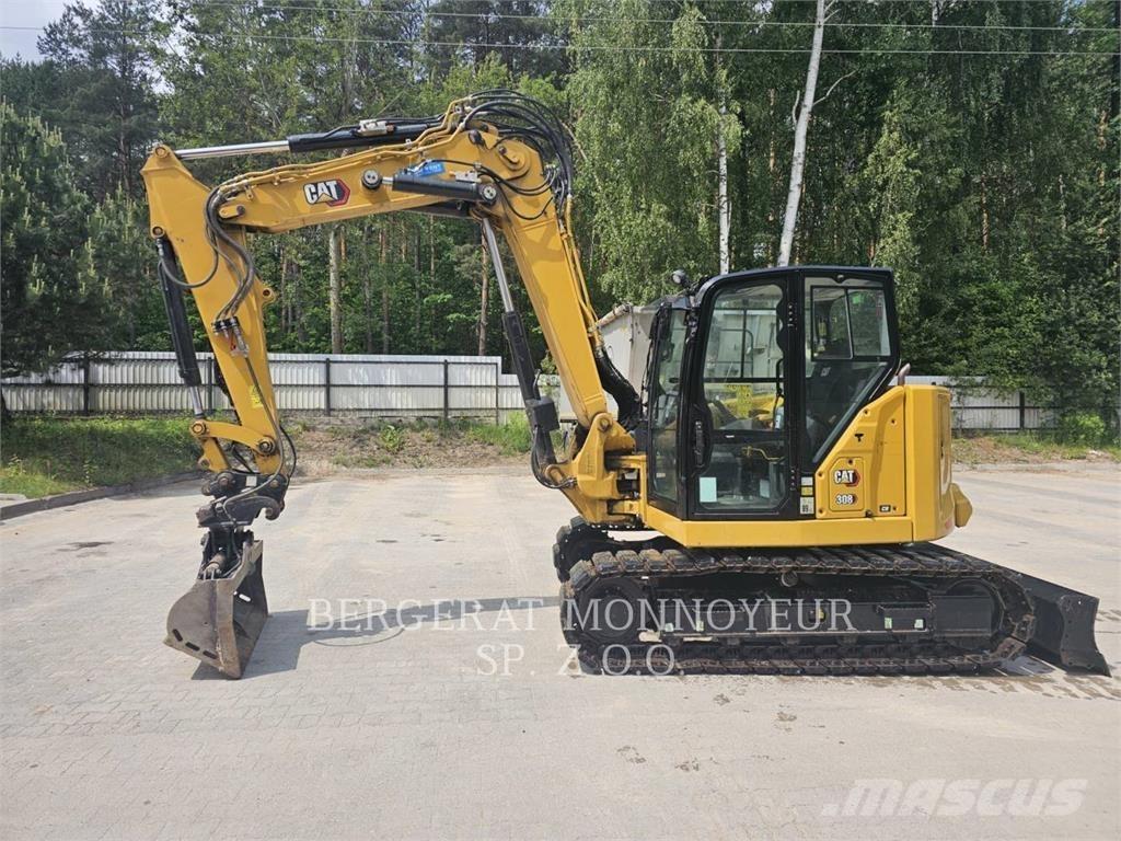 CAT 308CR Kāpurķēžu ekskavatori