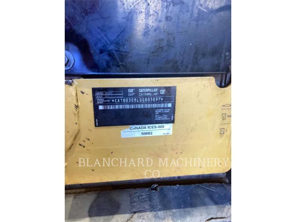 CAT 308CR Kāpurķēžu ekskavatori