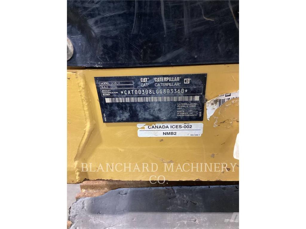 CAT 308CR Kāpurķēžu ekskavatori