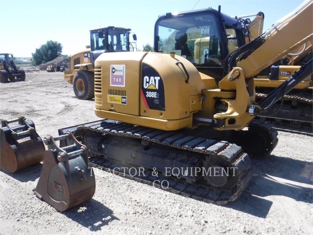 CAT 308E2 CRCB Kāpurķēžu ekskavatori