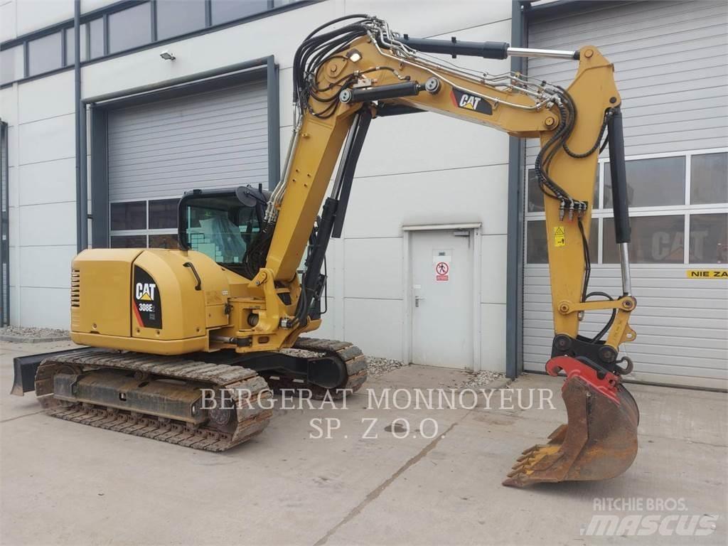 CAT 308E2CR Kāpurķēžu ekskavatori