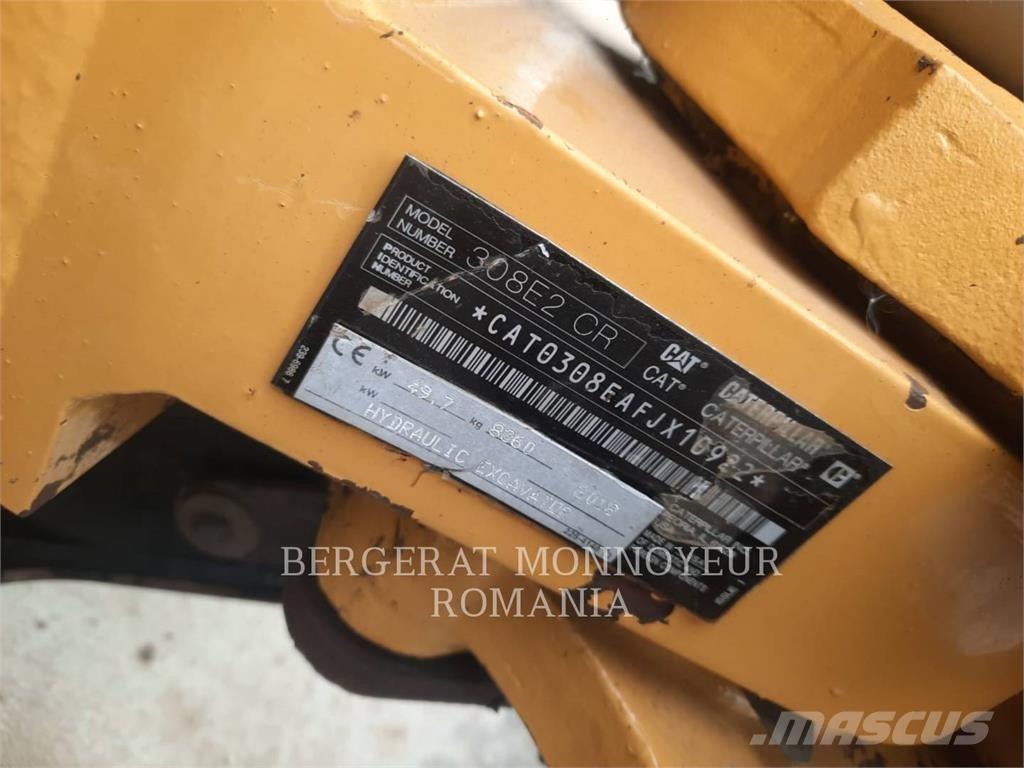 CAT 308E2CRSB Kāpurķēžu ekskavatori