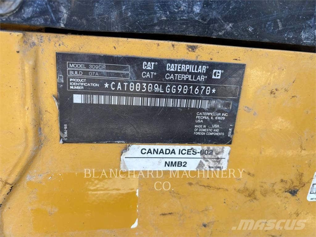 CAT 309CR Kāpurķēžu ekskavatori