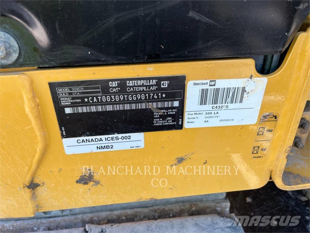 CAT 309CR Kāpurķēžu ekskavatori