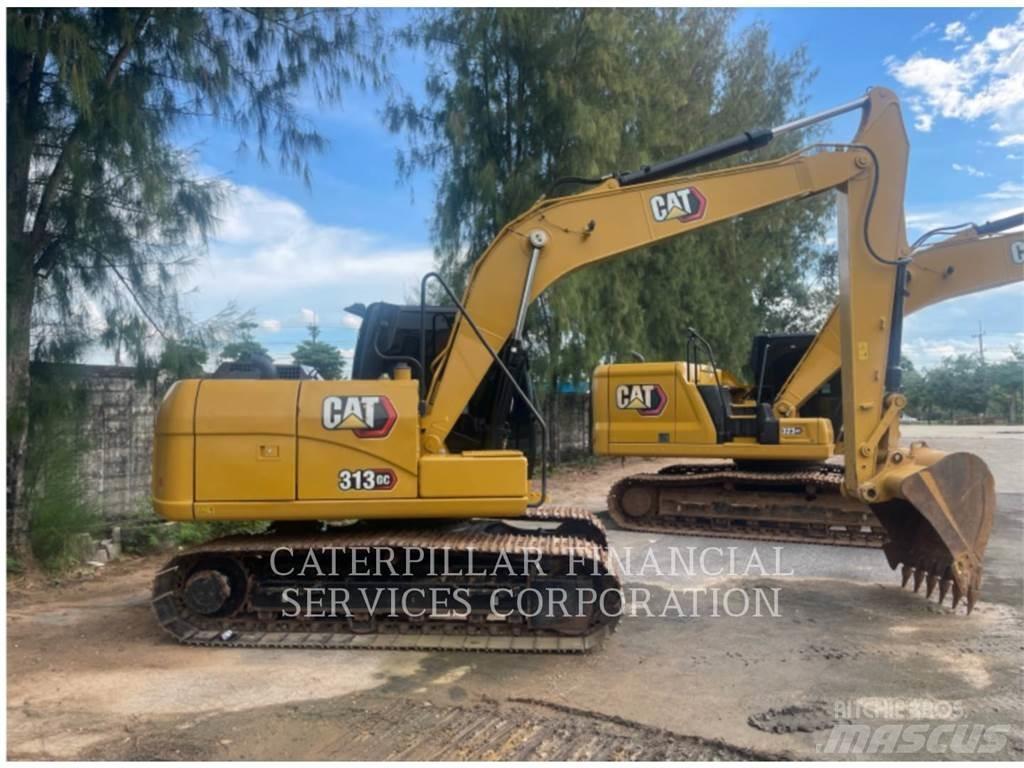 CAT 313-05GC Kāpurķēžu ekskavatori