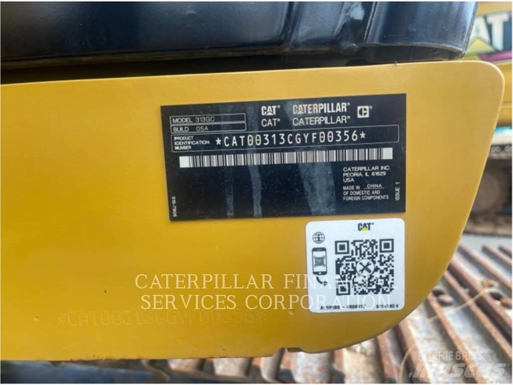 CAT 313-05GC Kāpurķēžu ekskavatori