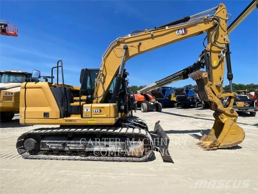 CAT 313-07 Kāpurķēžu ekskavatori