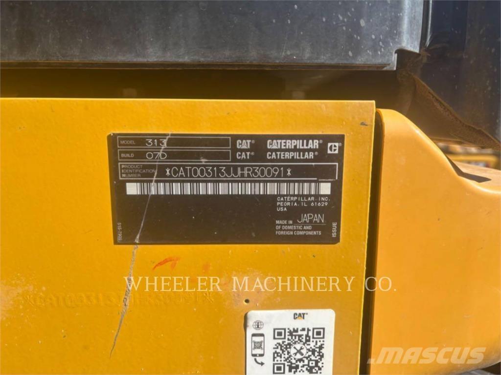 CAT 313 TH Kāpurķēžu ekskavatori