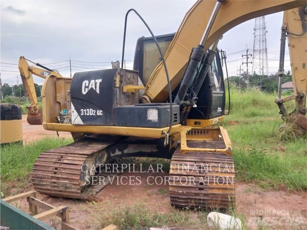 CAT 313D2GC Kāpurķēžu ekskavatori