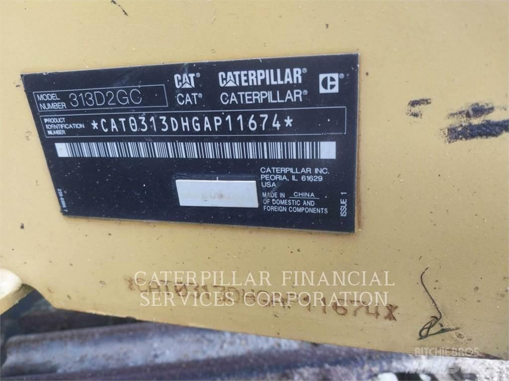 CAT 313D2GC Kāpurķēžu ekskavatori