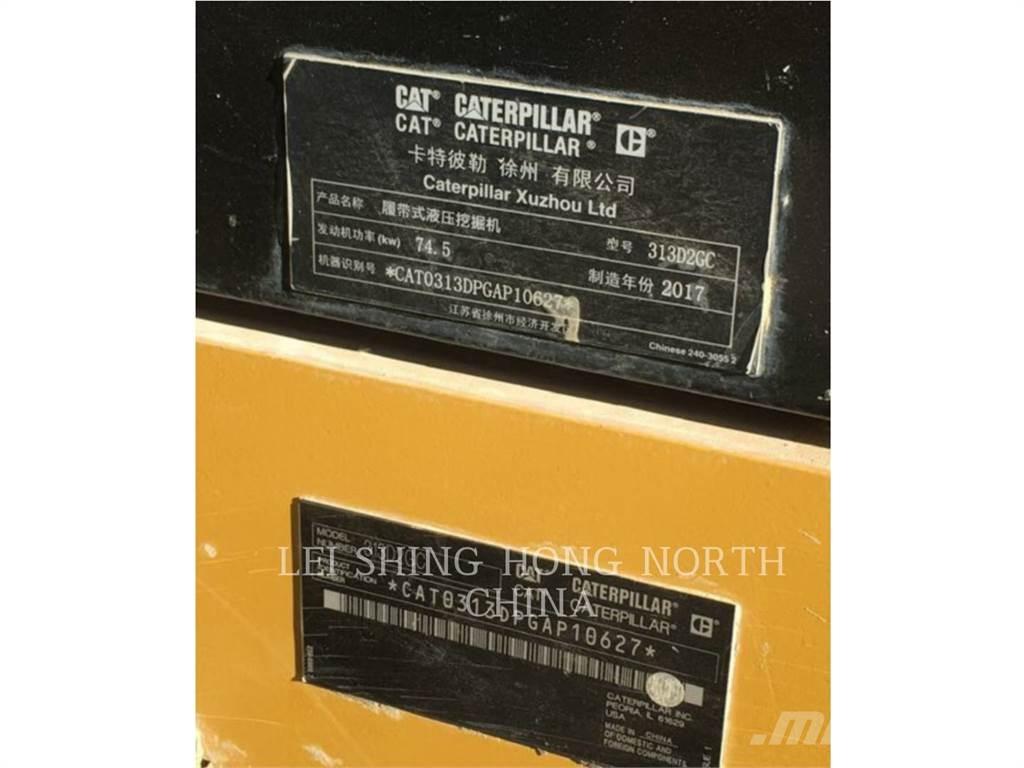 CAT 313D2GC Kāpurķēžu ekskavatori