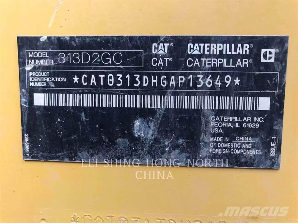 CAT 313D2GC Kāpurķēžu ekskavatori