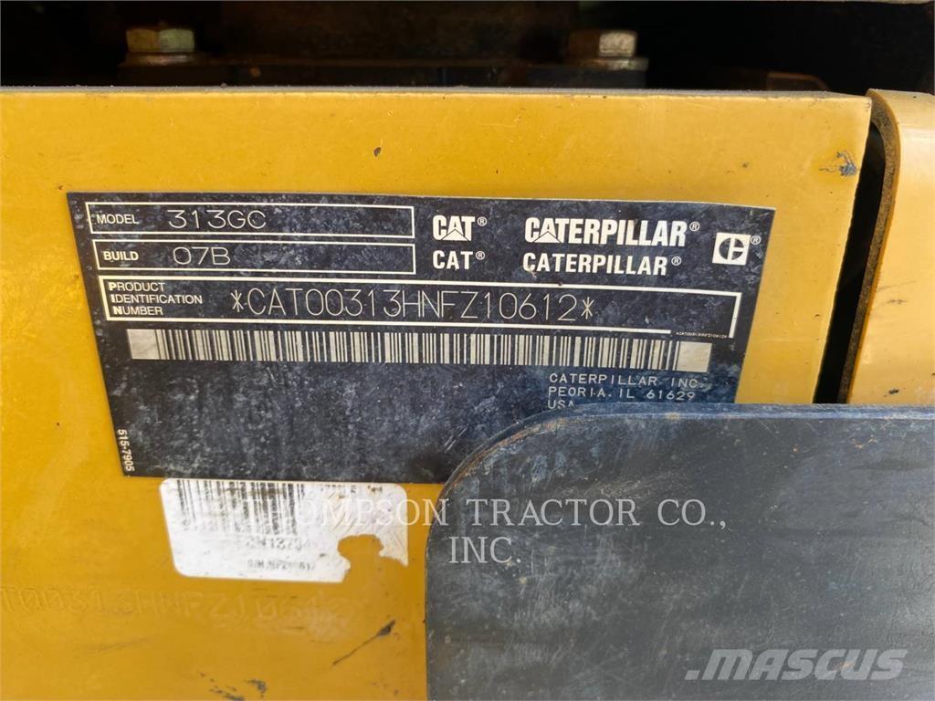 CAT 313GC Kāpurķēžu ekskavatori