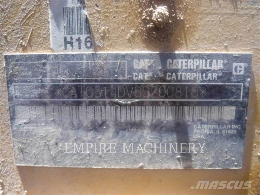CAT 314D LCR P Kāpurķēžu ekskavatori